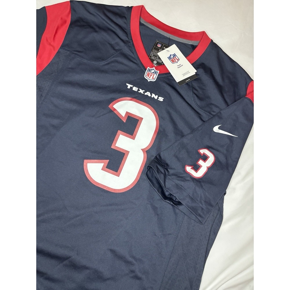 Tank‎ Dell #3 Houston Texans Nike Loose Fit Jersey Size XL NFL Team Apparel NWT